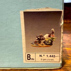 Lladro - El gato y la rana #1.442